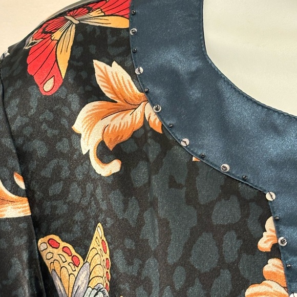 LAbsolutely Gorgeous Morgan Taylor Intimates Black V Neck Maxi Nightgown … - Picture 4 of 9